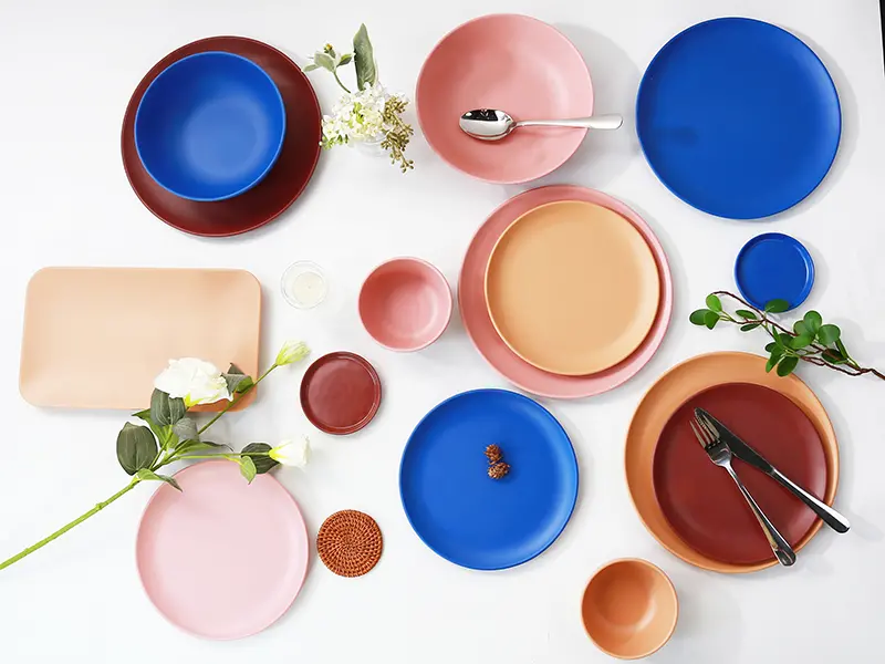 Simple Collection Melamine Dinner Set