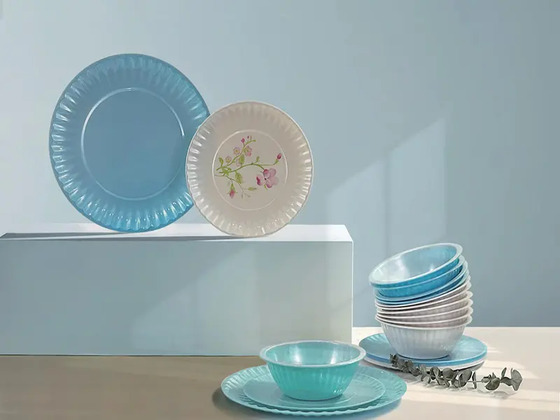 Ultra Light Melamine Dinner Set