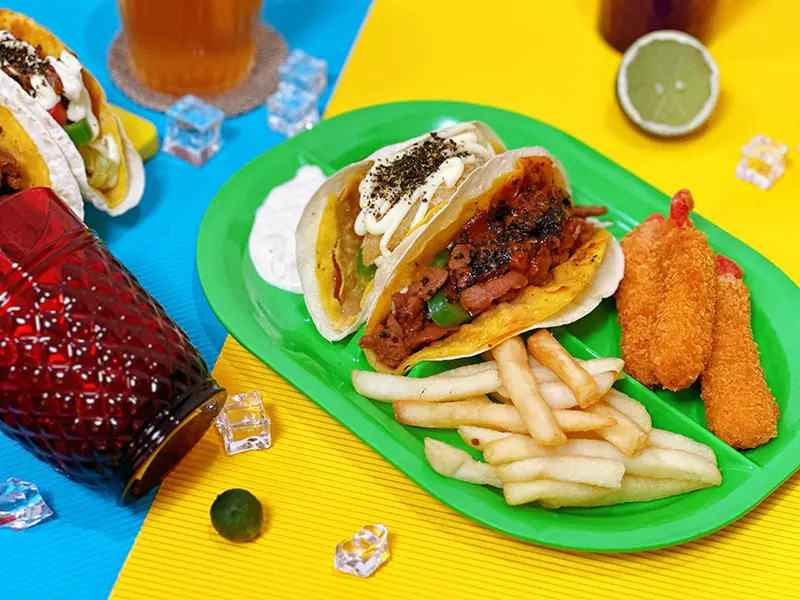 Melamine Taca Holder&Divided Plate
