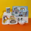Thousand Perfection Truck Collection Melamine Kidsware（4 pieces）