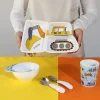 Thousand Perfection Truck Collection Melamine Kidsware（4 pieces）