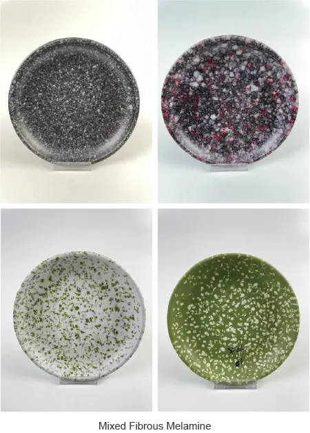 Different forms of melamine