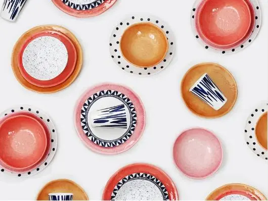 contemporary melamine dinnerware