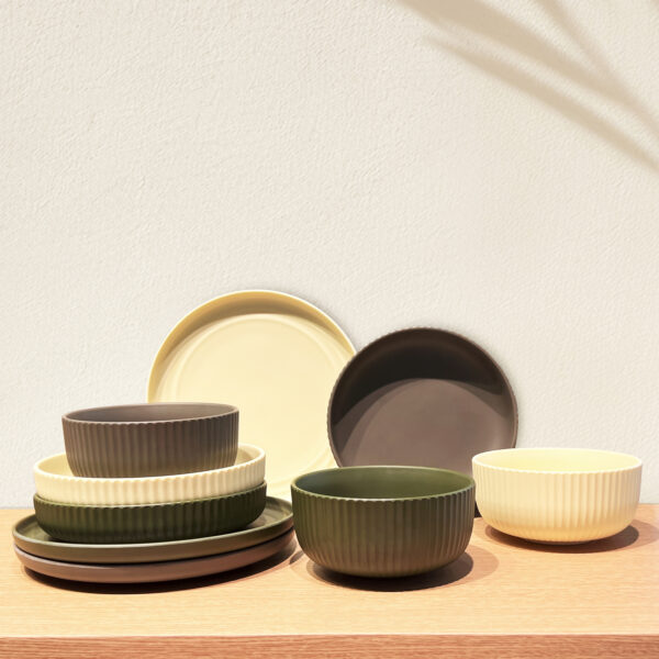 Melamine set tableware